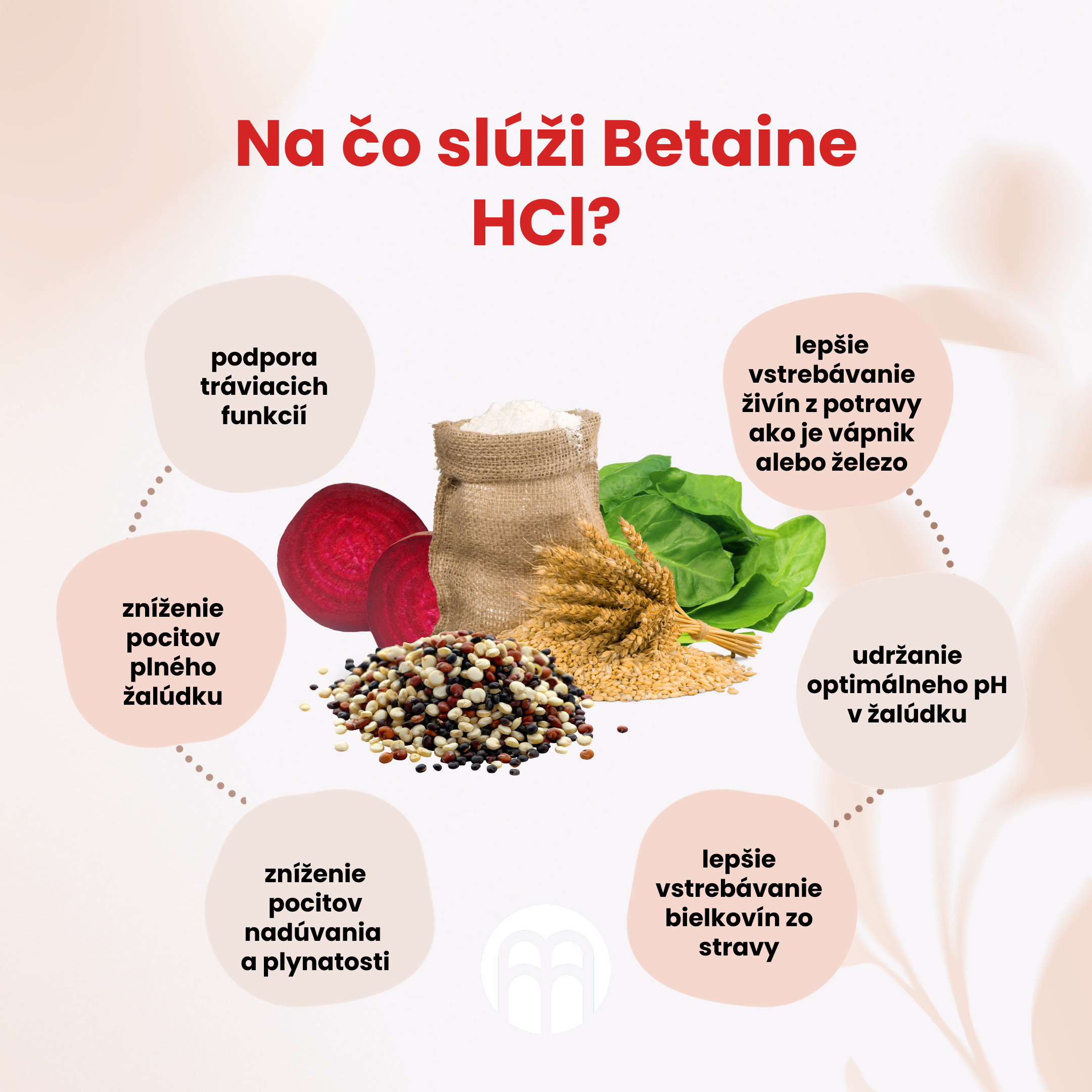 K čemu slouží Betaine HCl-2